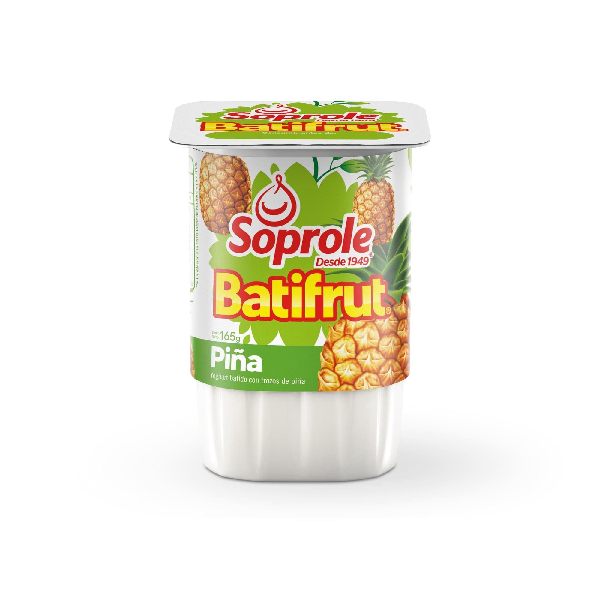 Yoghurt Batido Batifrut Trozos Pina, 165 g