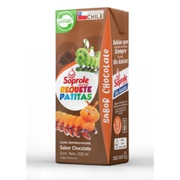 Leche Semidescremada Chocolate Requetepatitas, 200 ml