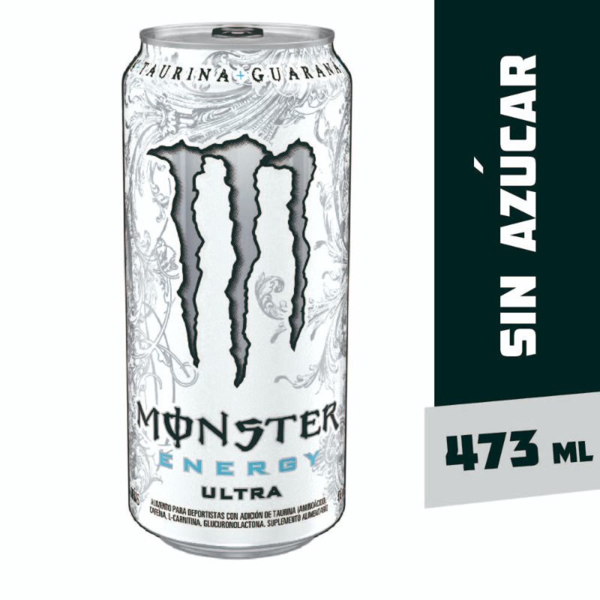 Bebida Energetica Ultra Sin Azucar Lata, 473 ml