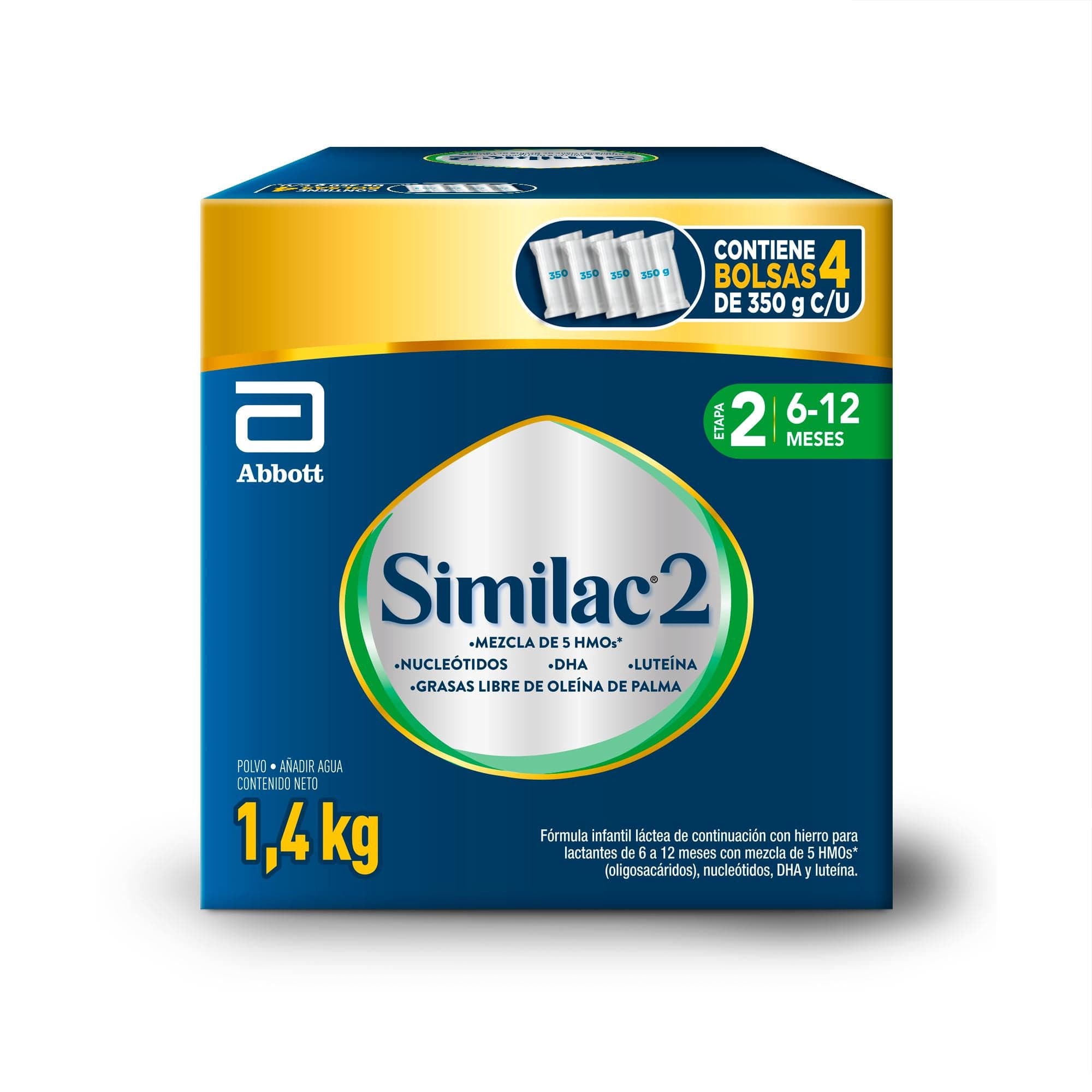Formula 2 con HMO Caja 1400 grs, 1 Un