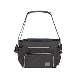 Bolso de hombro Motto Gold Negro