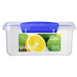 Hermetico Rectangular 1L Klip Plastico 1 Pieza Transparente