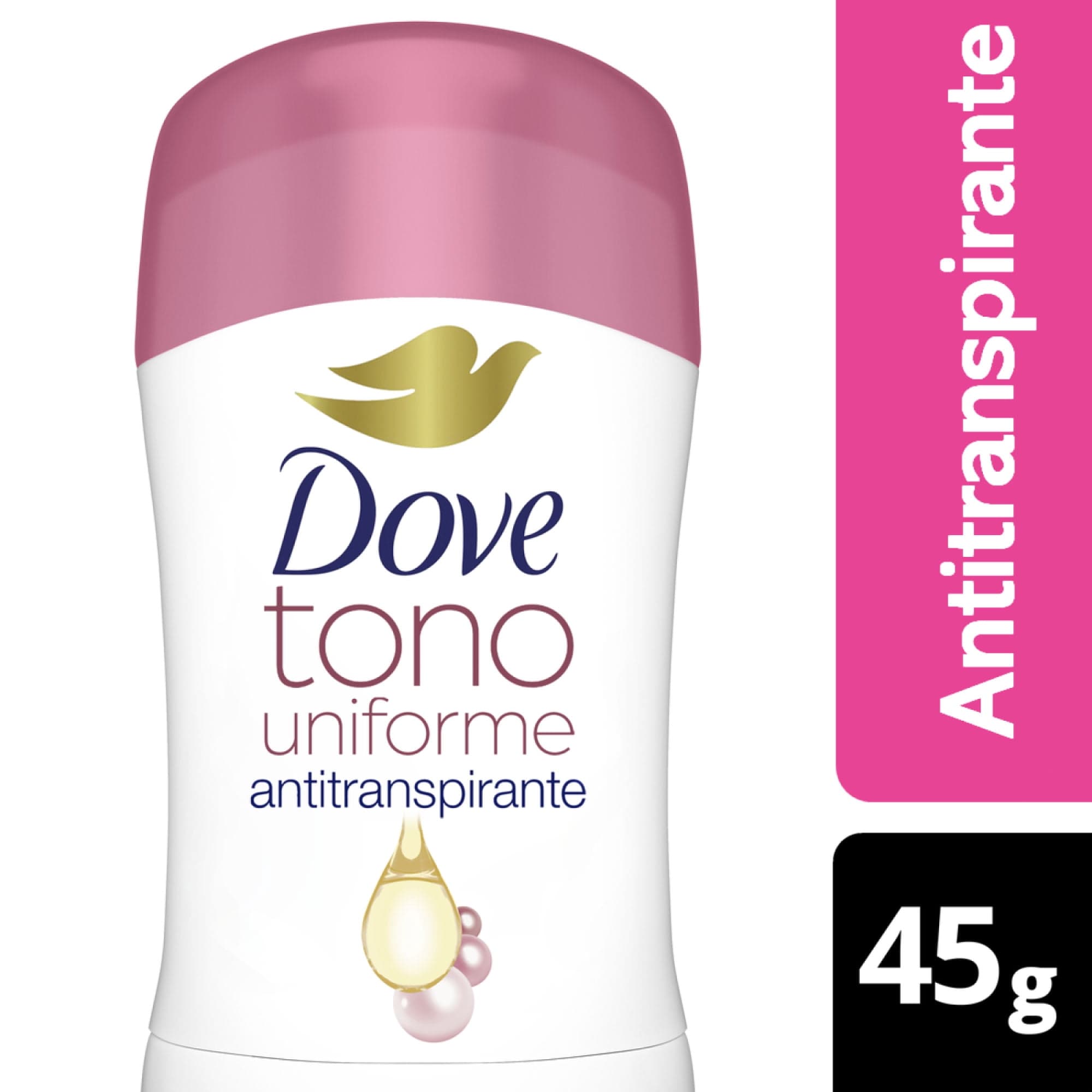 Desodorante Barra Dove Tono Uniforme Calendula Mujer, 45 g