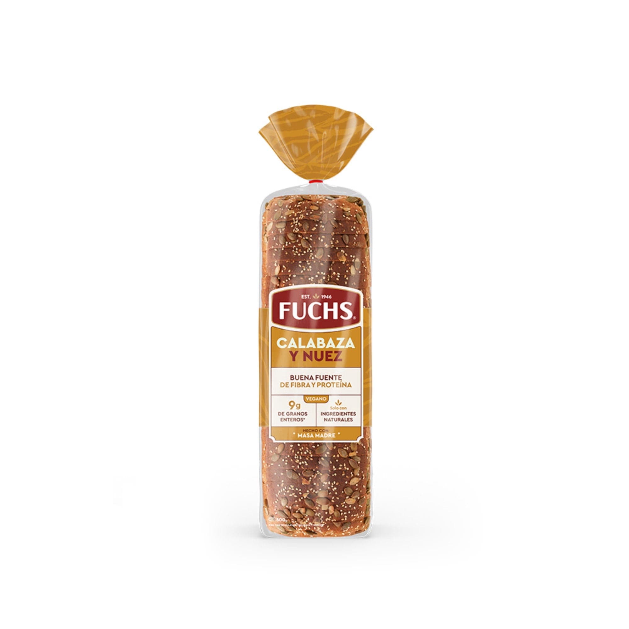 Pan De Molde Calabaza Nuez, 600 g