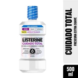 Enjuague Bucal Listerine Extra Suave, 500 ml
