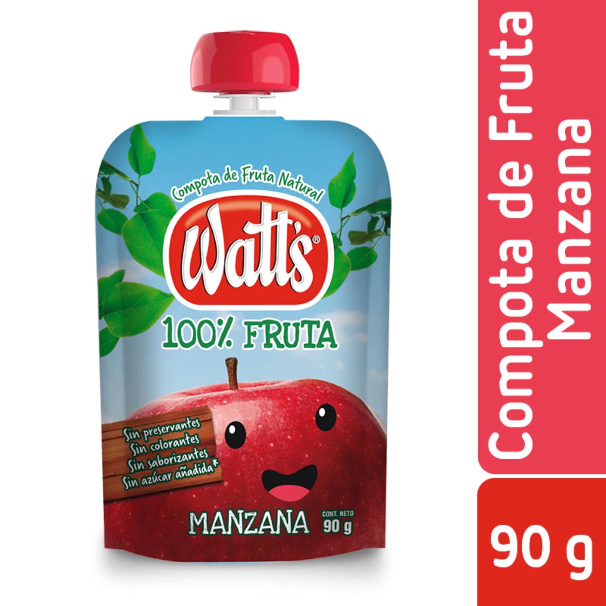 Compota De Fruta Manzana, 90 g