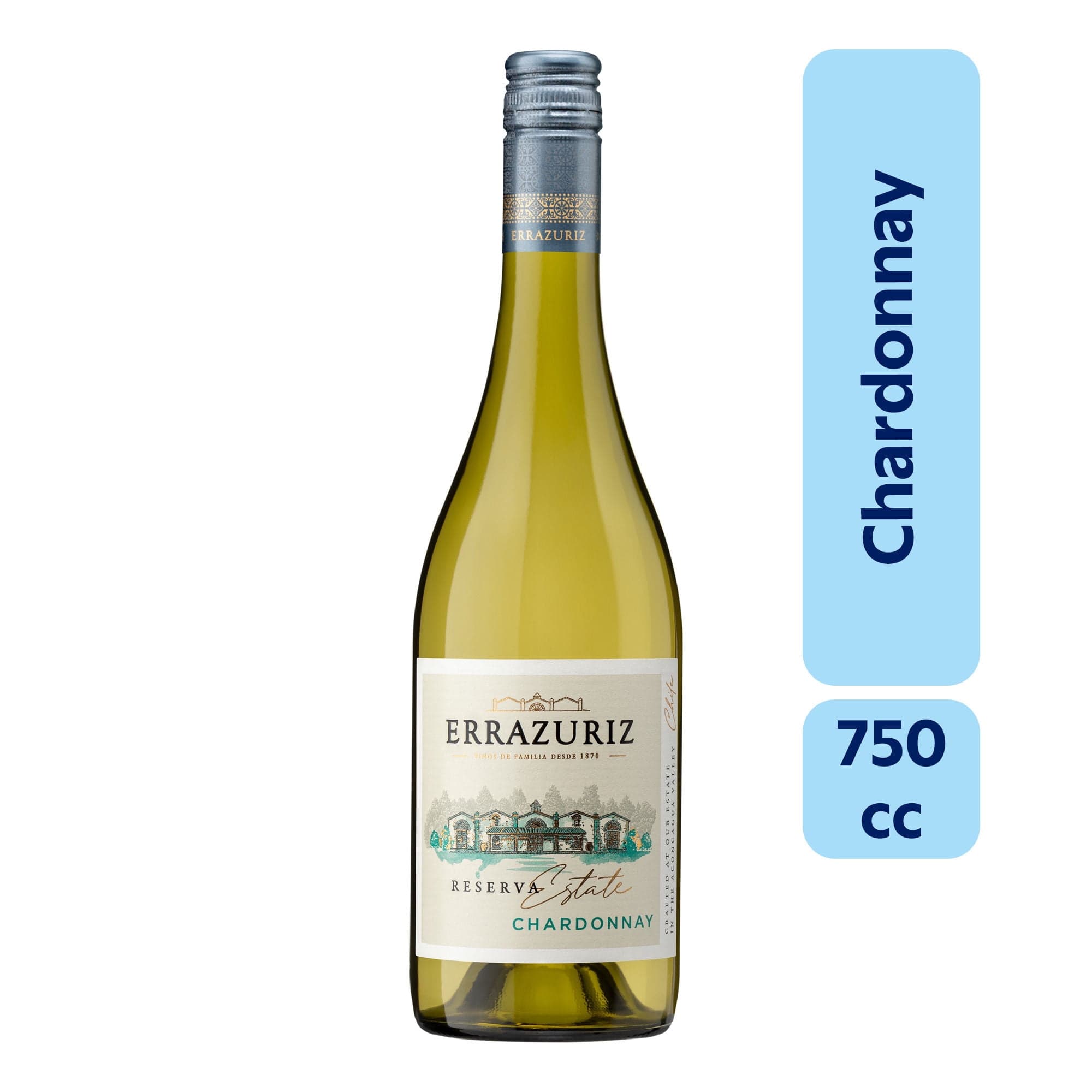 Vino Chardonnay Botella, 750 mL