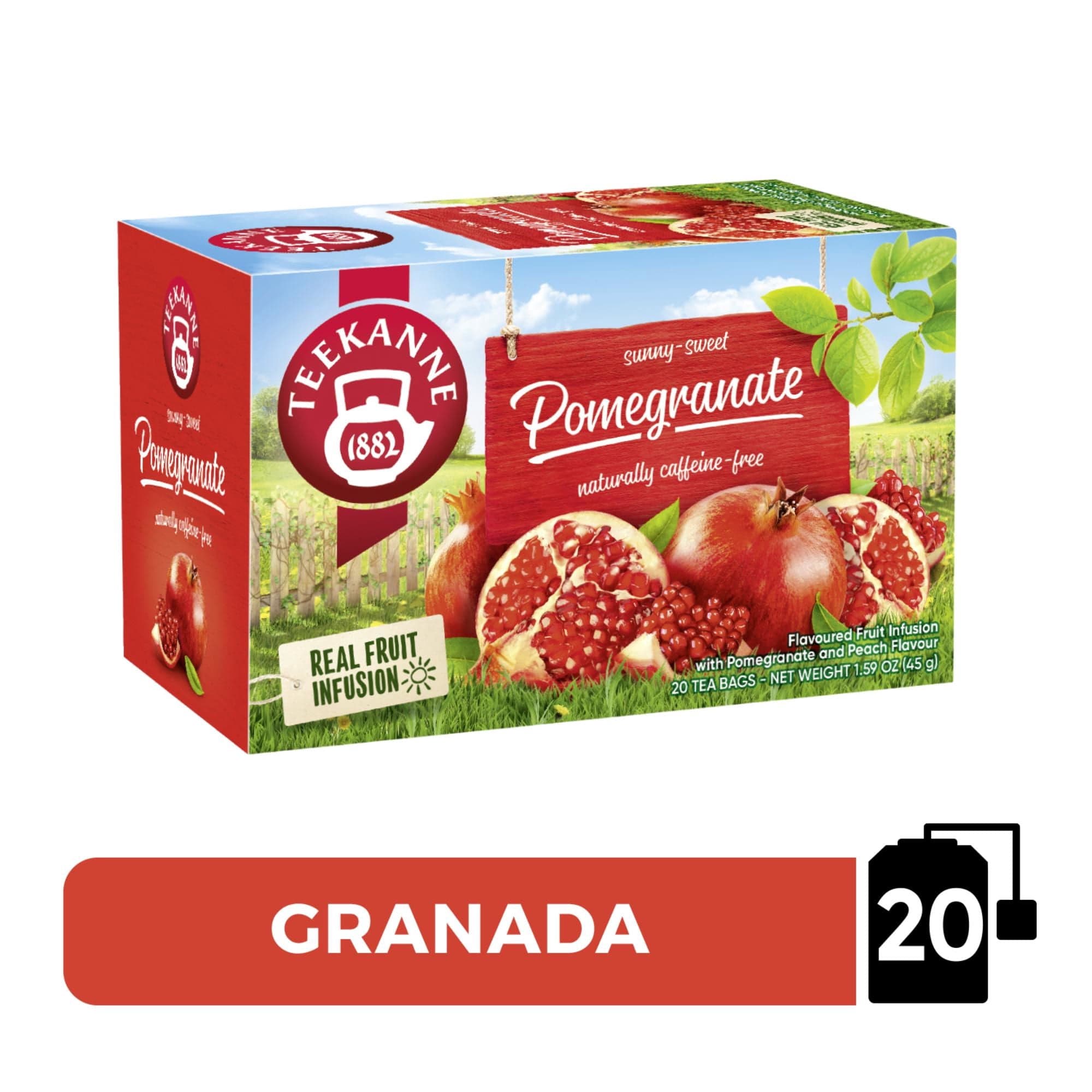 Infusion Frutal Granada Caja, 20 Un