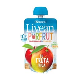Pouch Compota Pura Fruta Mango y Manzana, 90 g