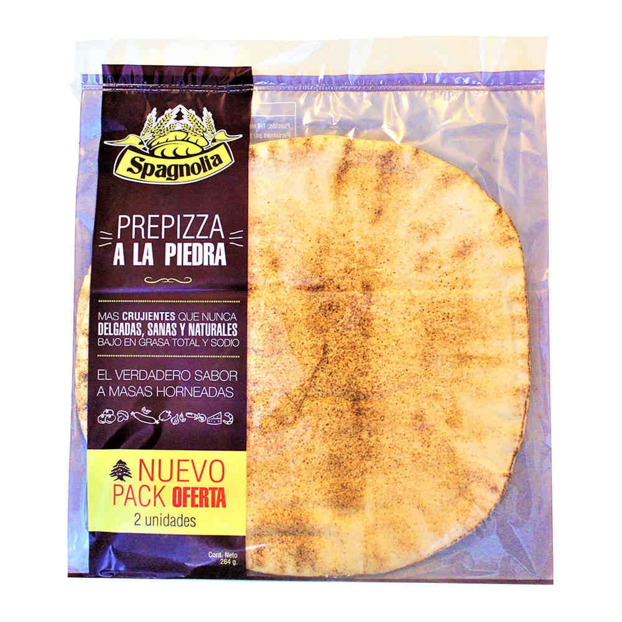 Masa Para Pizza A La Piedra 2 Un, 264 g