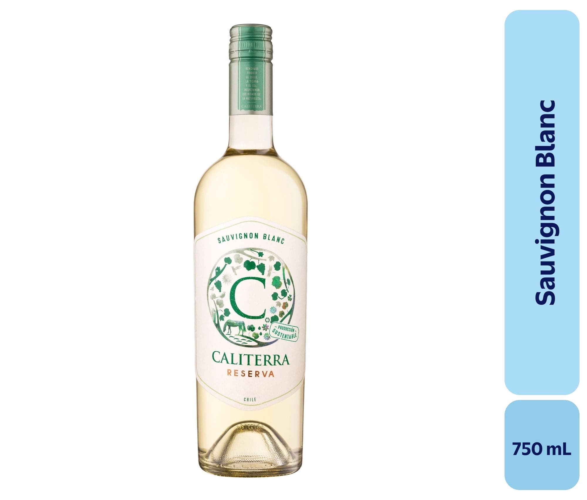 Vino Sauvignon Blanc Botella, 750 mL