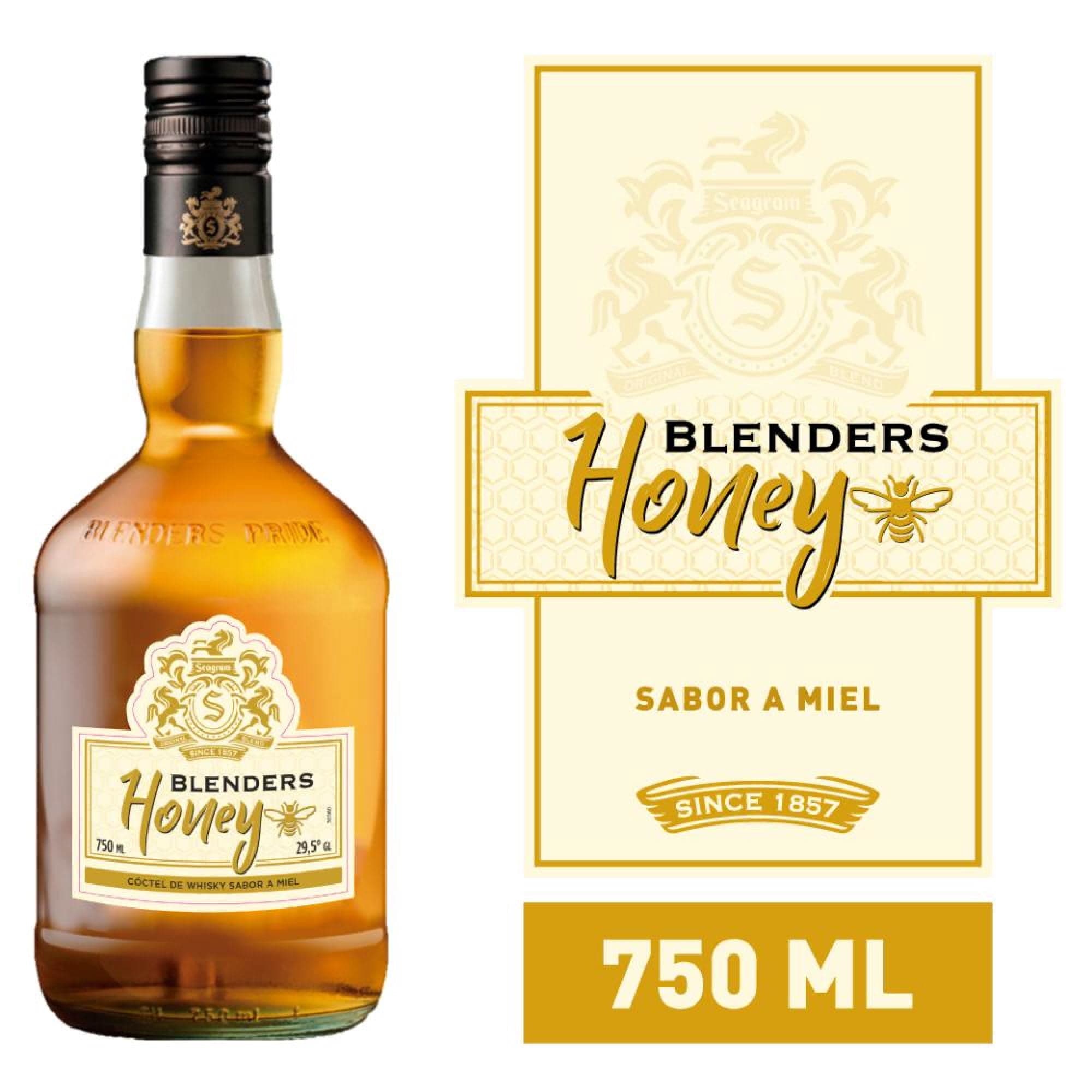 Whisky Blenders Honey 29.5 Botella, 750 cc