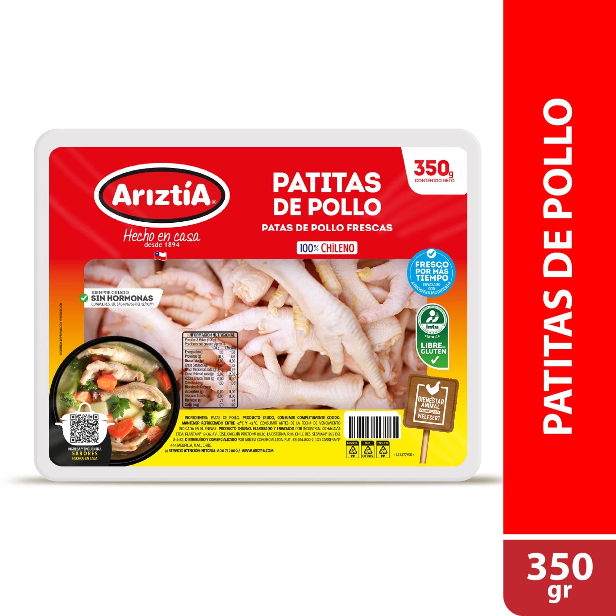 Patas de Pollo, 350 g