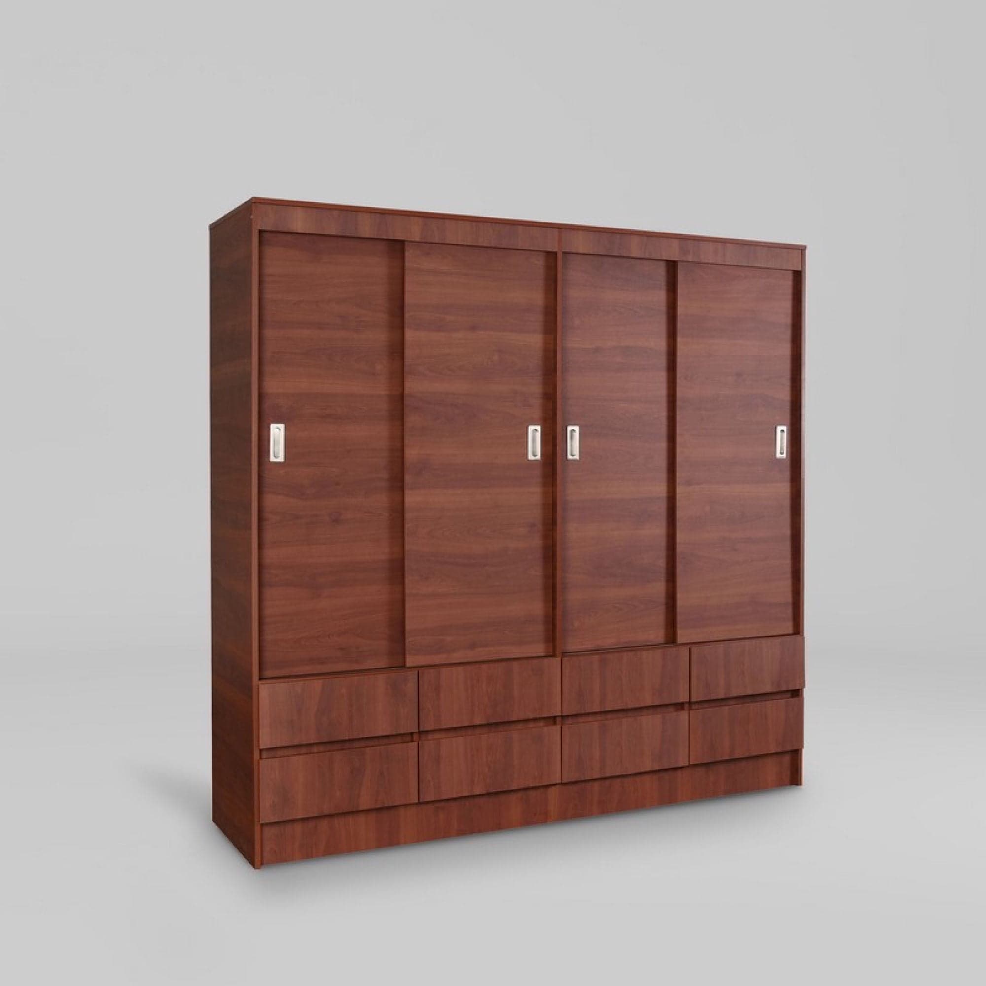 Closet Maule 4 Puertas Corredera Cerezo