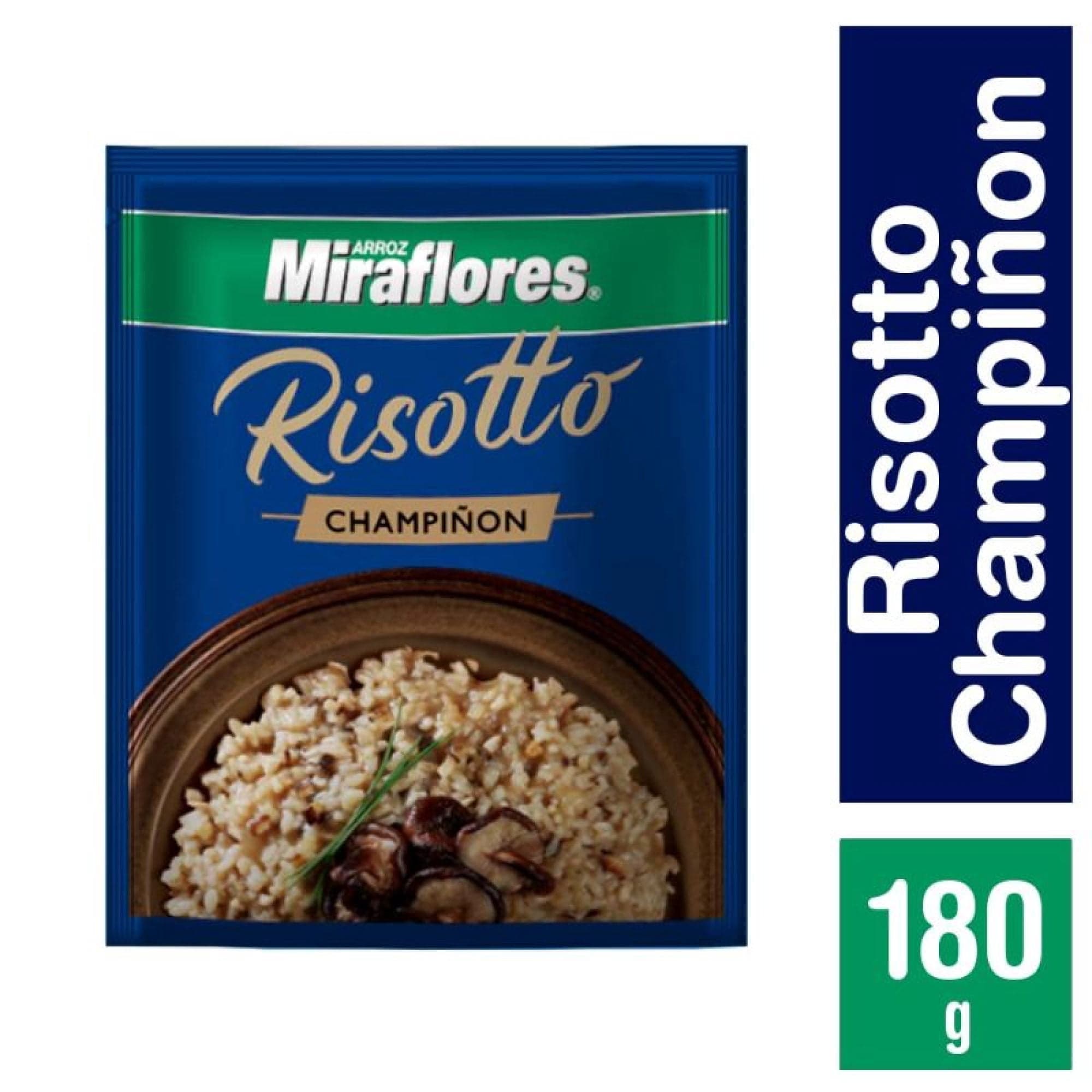 Arroz Grano corto Risotto Champinon Bolsa, 180 g