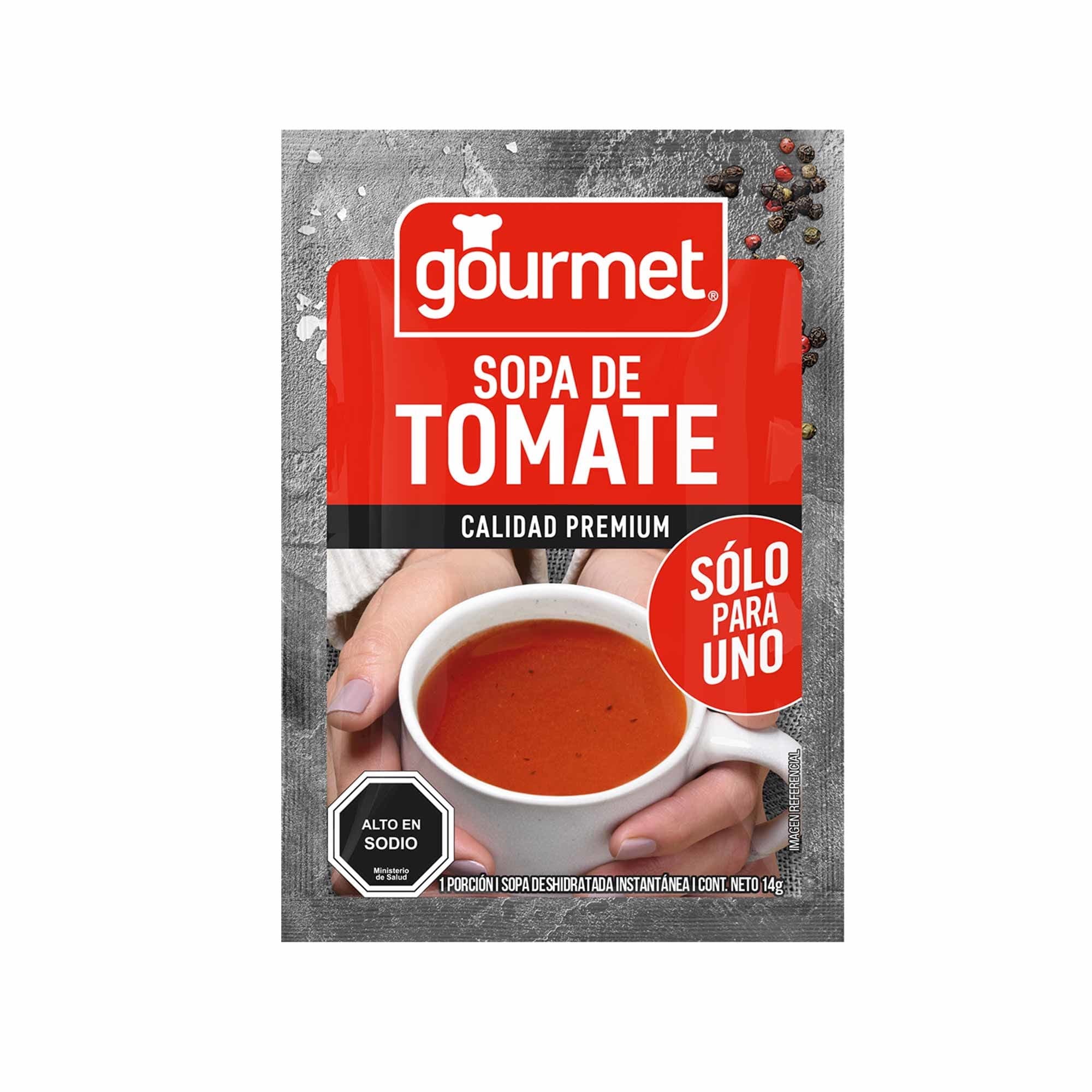 Sopa Individual de Tomate Sobre, 14 g