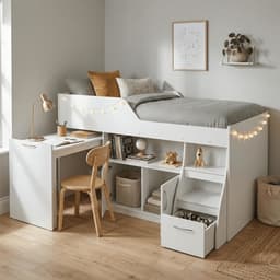 Cama Cama Escritorio Retractil 1.5 plaza Base Normal