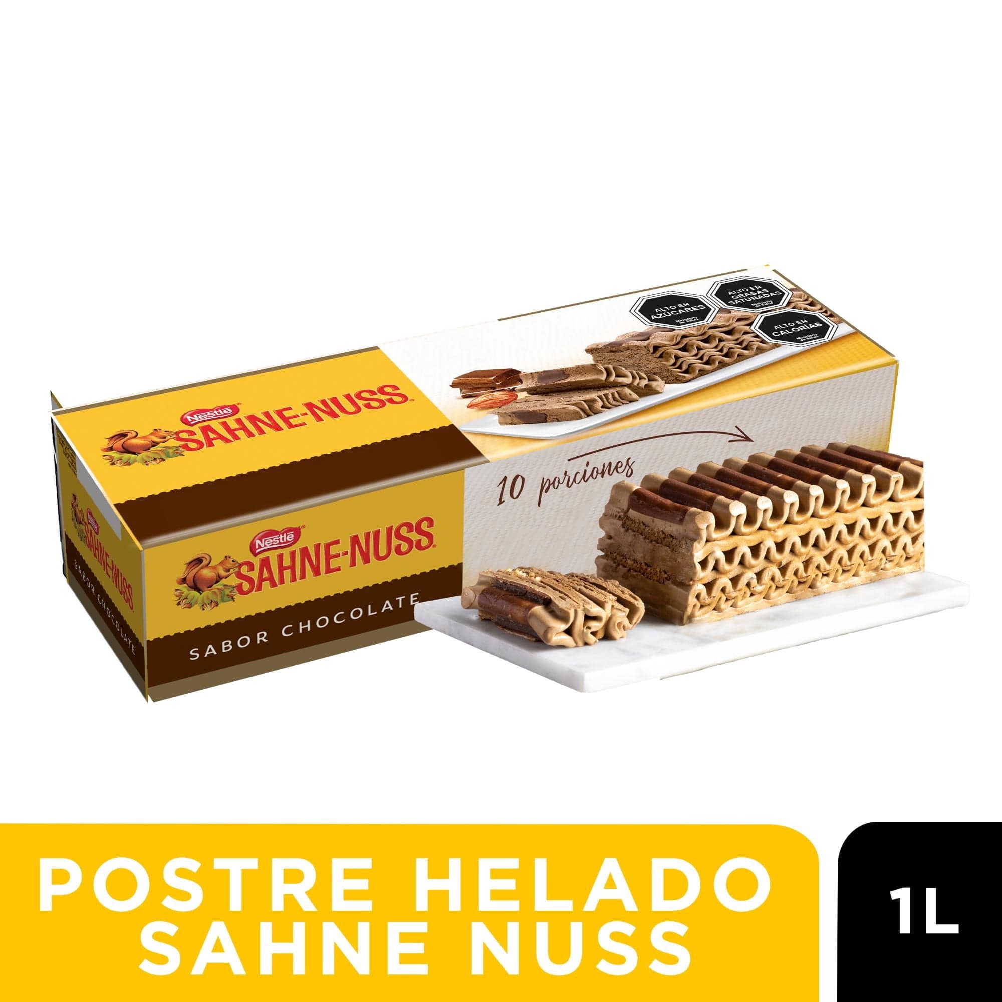 Postre Congelado Sabor Chocolate y Almendras Caja, 1 L