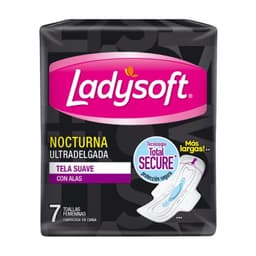 Toallas Higienicas Normal Tela Suave Nocturna, 7 Un