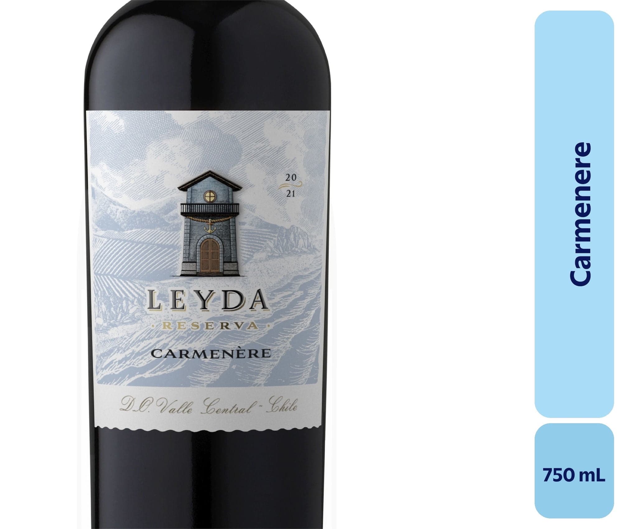 Vino Carmenere Botella, 750 mL