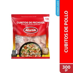 Pollo Cubitos de Pechuga Congelados, 300 g