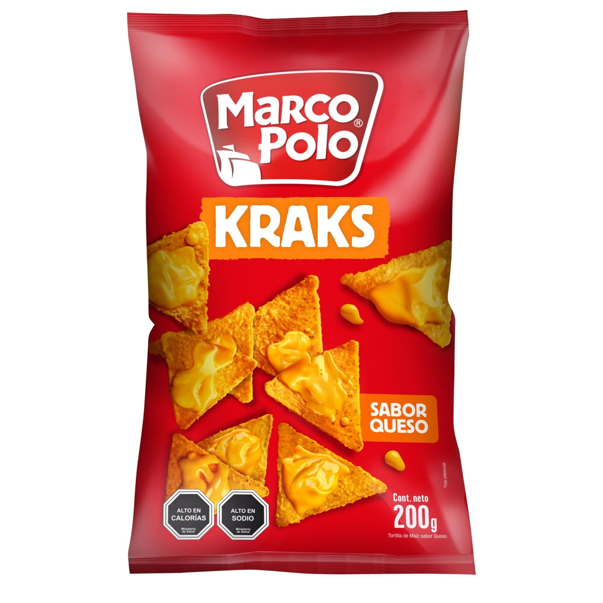 Tortillas Kraks Queso, 200 g