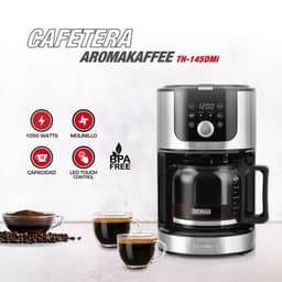 Cafetera Aromakaffee TH-145DMi Negra