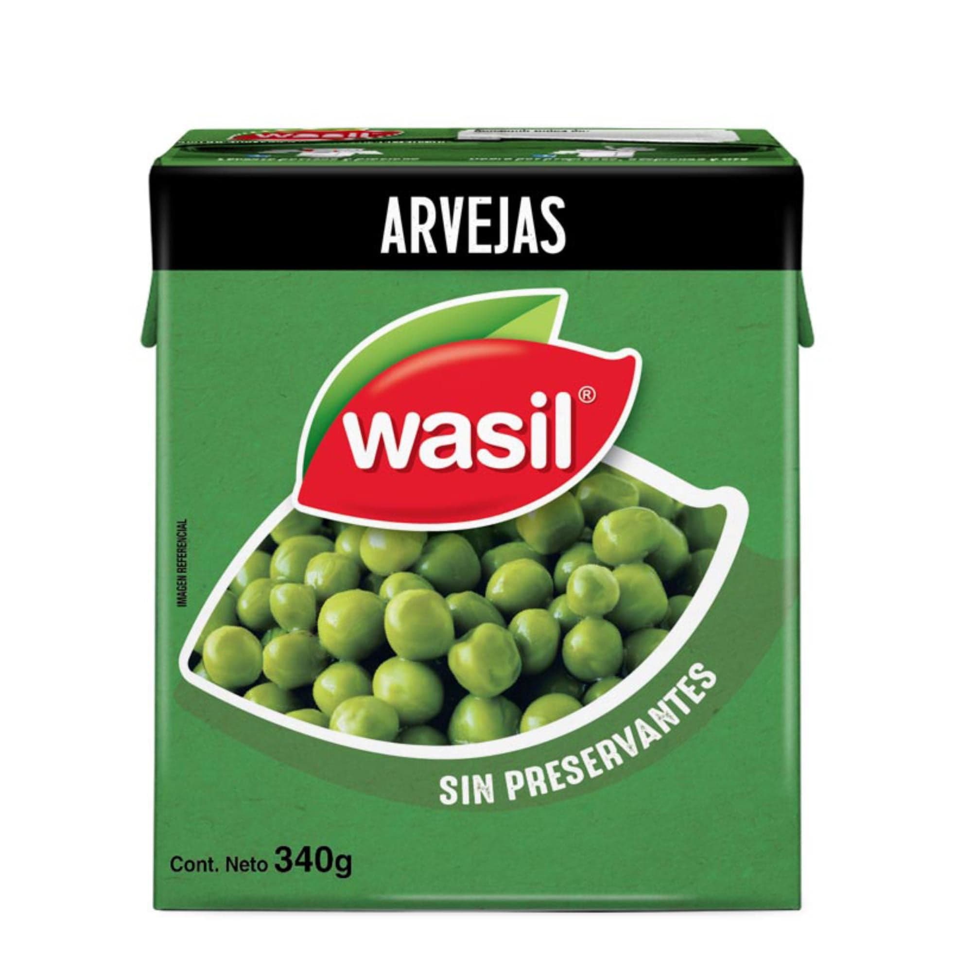 Arvejas Caja, Drenado 205 g - Neto 340 g