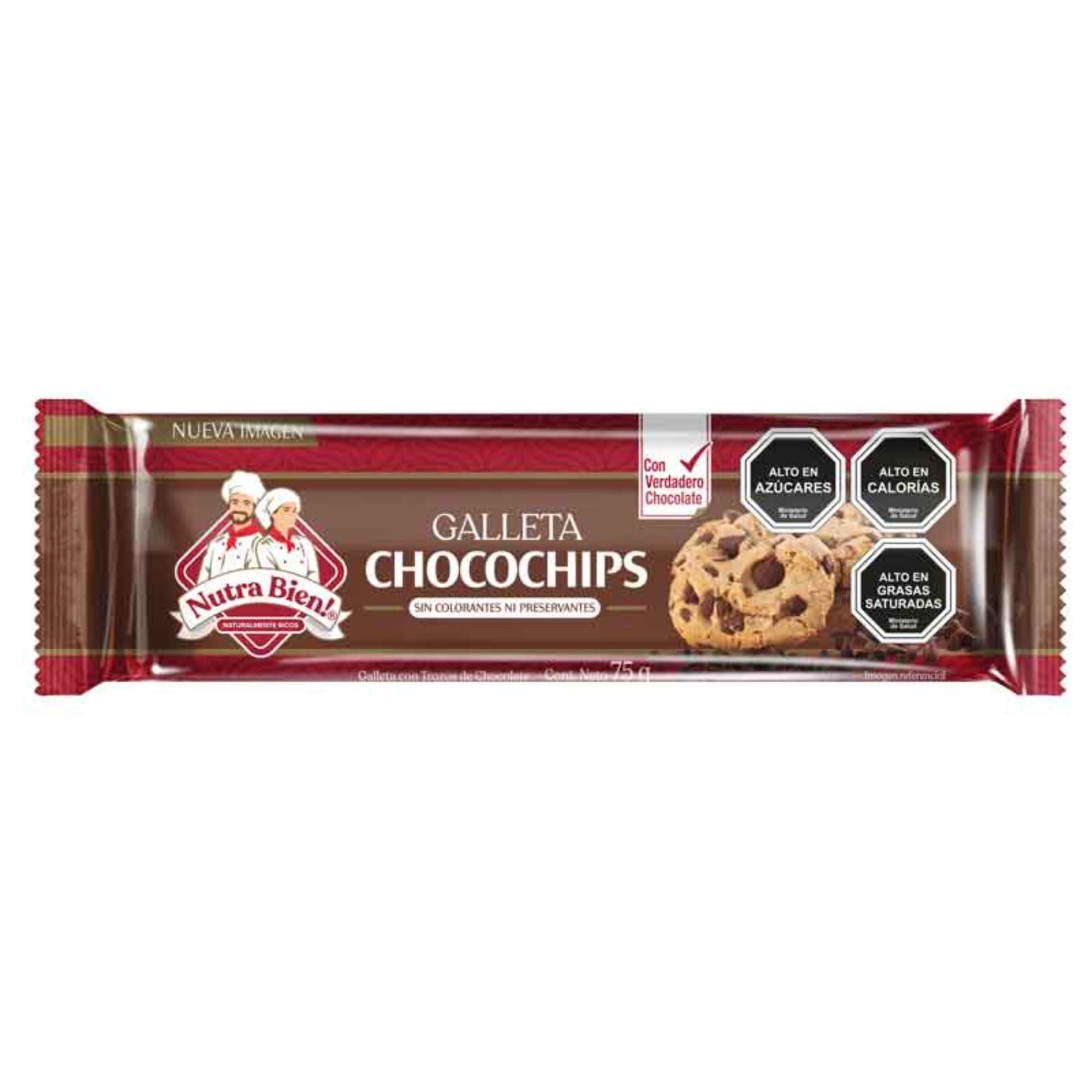 Galleta Chocochips, 75 g