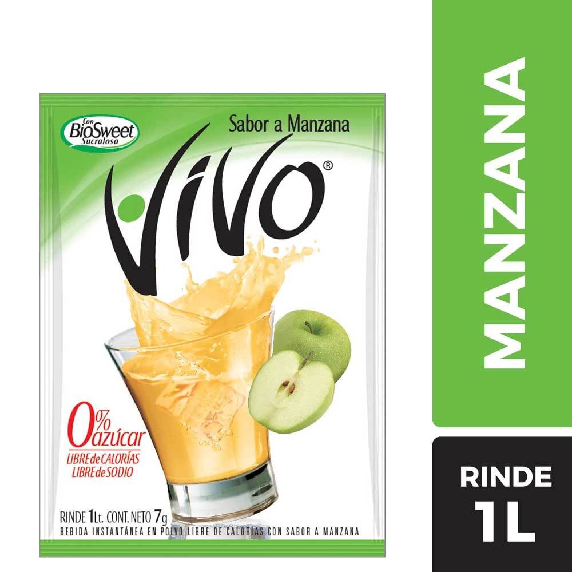 Jugo en Polvo Manzana Sobre, 7 g