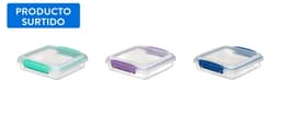 Hermetico para sandwich plastico 450ml, color surtido, 1 un