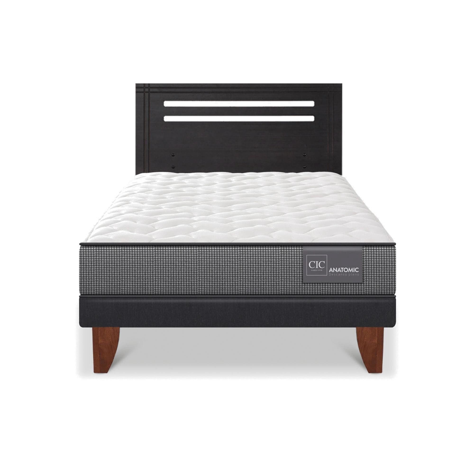 Cama Europea Anatomic 1.5 Plaza Base Normal