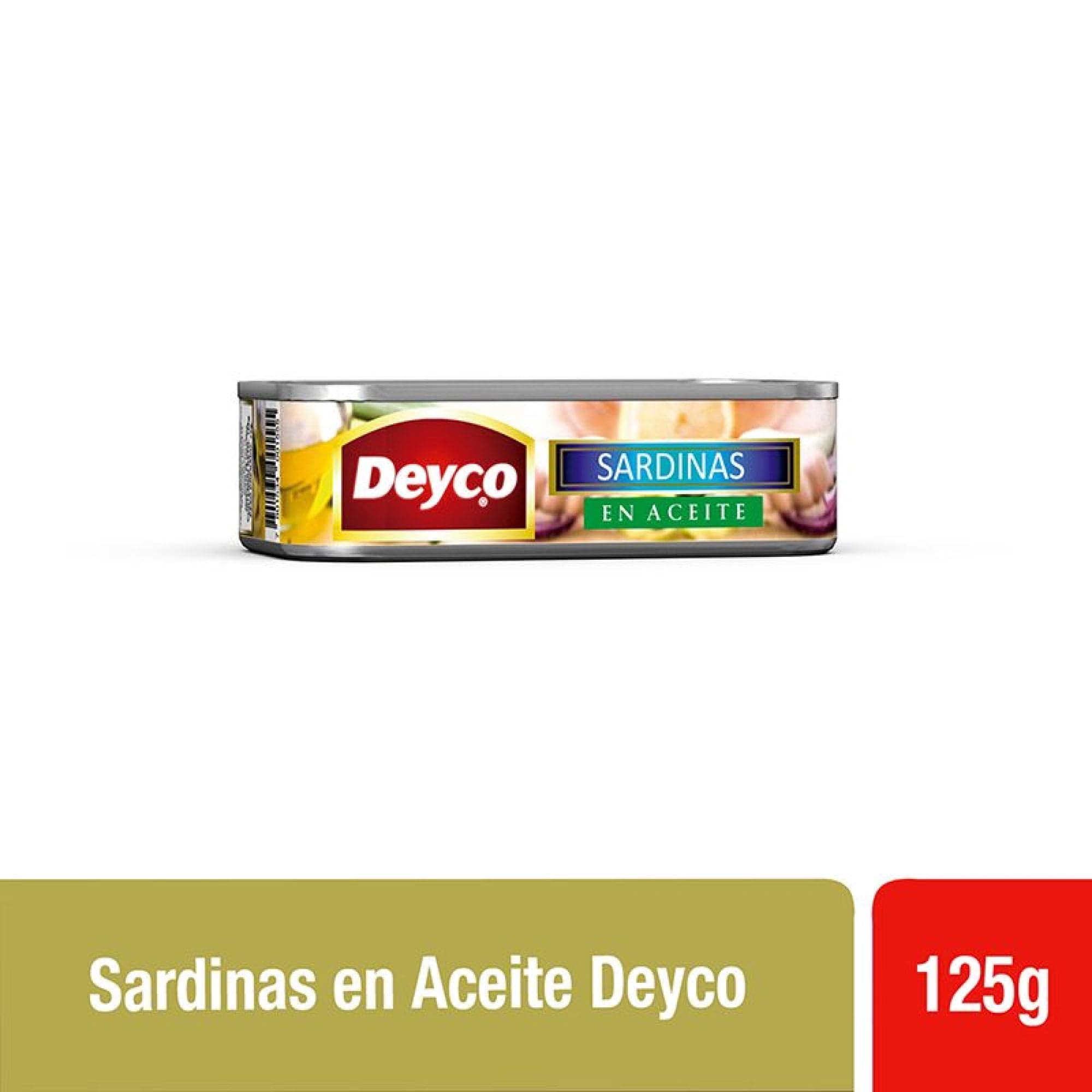 Sardina Aceite Lata, Drenado 75 g - Neto 125 g