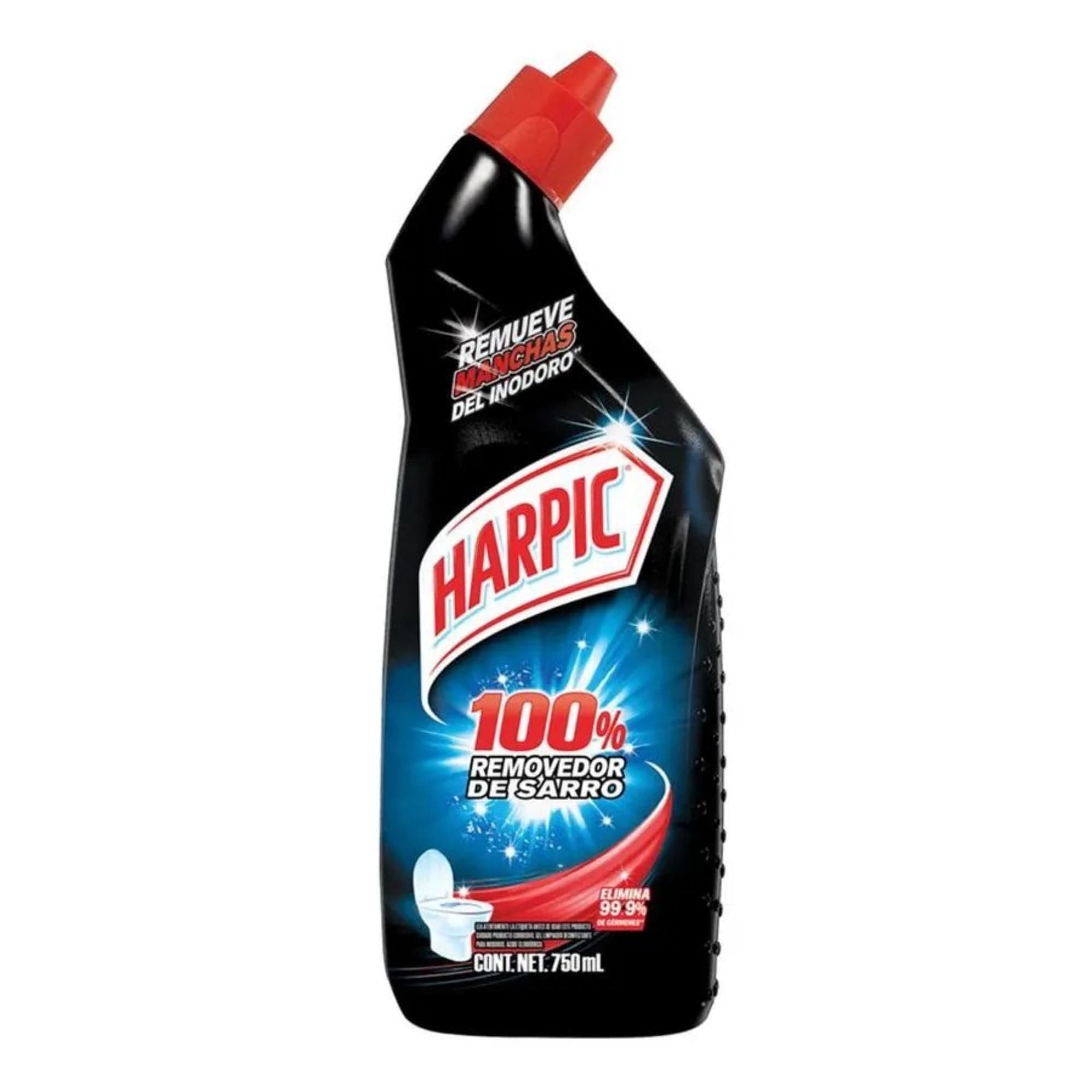 Gel Limpiador Desinfectante para Inodoros 100% Removedor de Sarro Botella