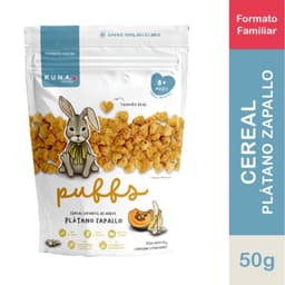 Cereal Puffs Platano y Zapallo, 50 g