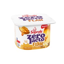 Flan Zerolacto Sabor Vainilla Pote, 110 g