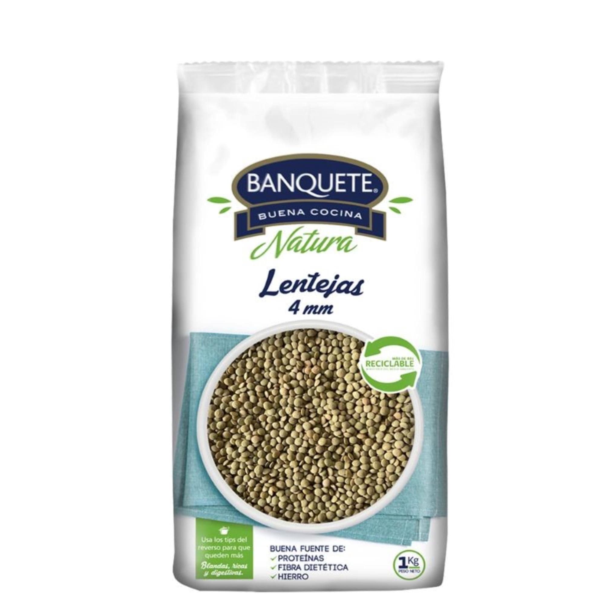 Lentejas 4 mm Bolsa, 1 Kg
