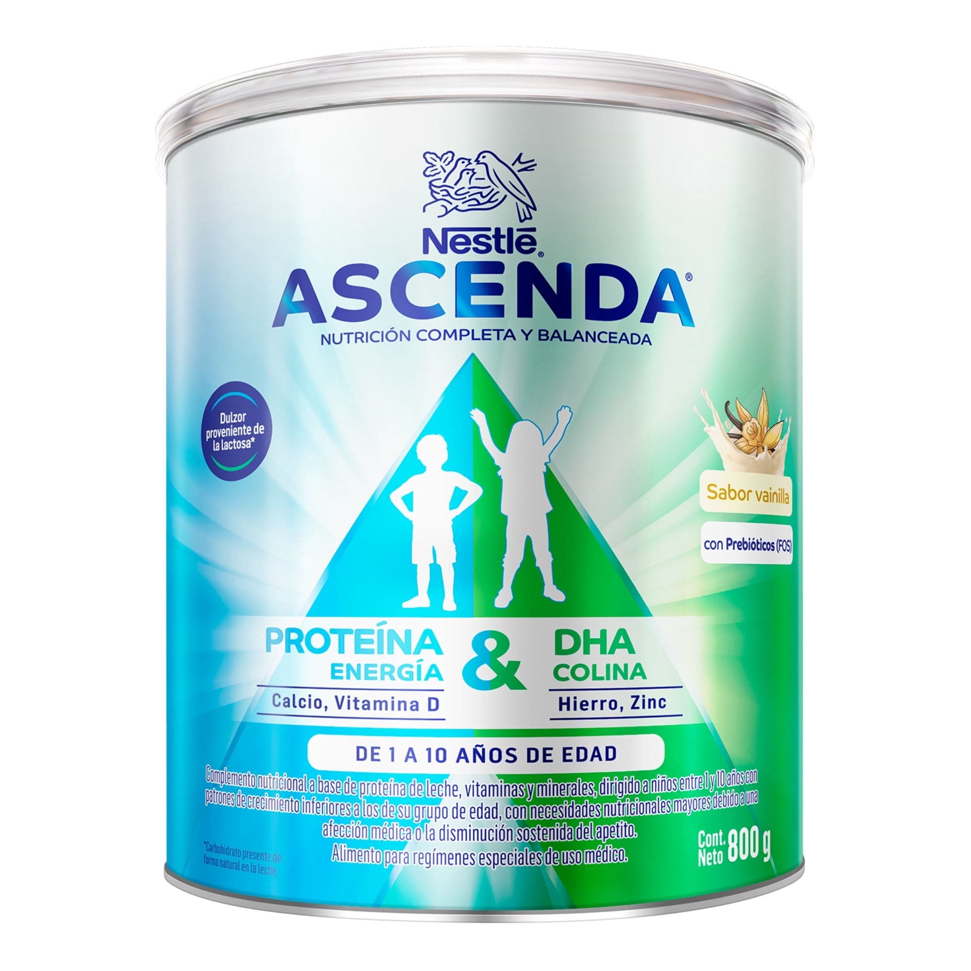 Complemento Nutricional Ascenda Vainilla, 800 g