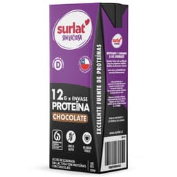 Leche descremada sin lactosa Proteina Chocolate Caja, 200 ml