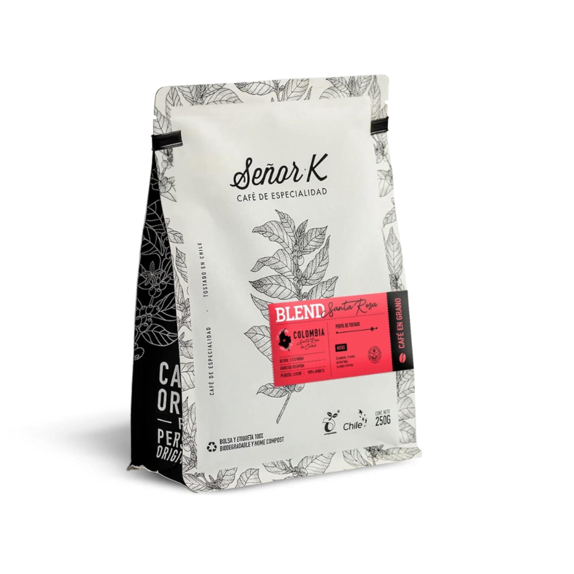 Cafe de Colombia Blend Santa Rosa Bolsa, 250 g