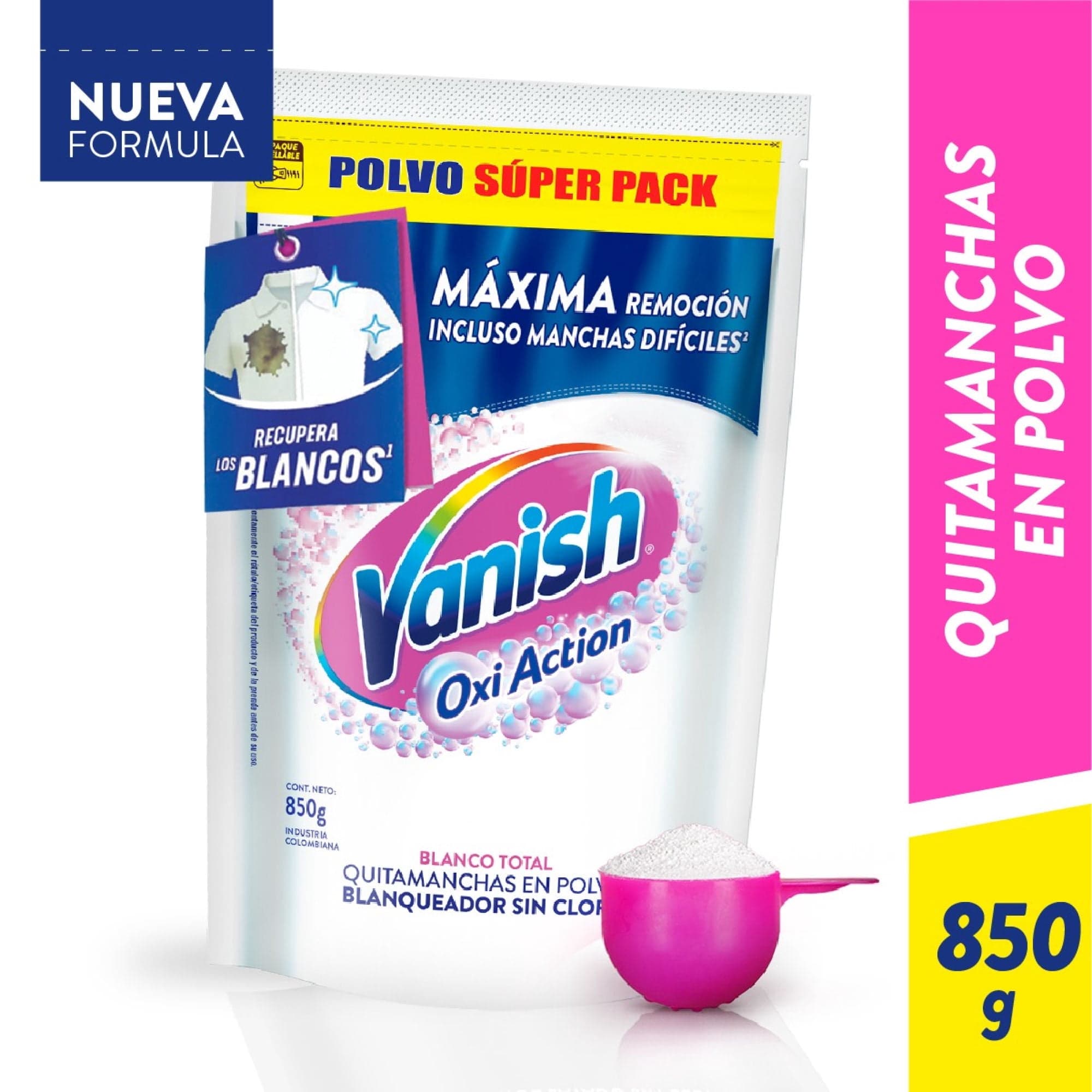 Quitamanchas Polvo Ropa Blanca Doypack
