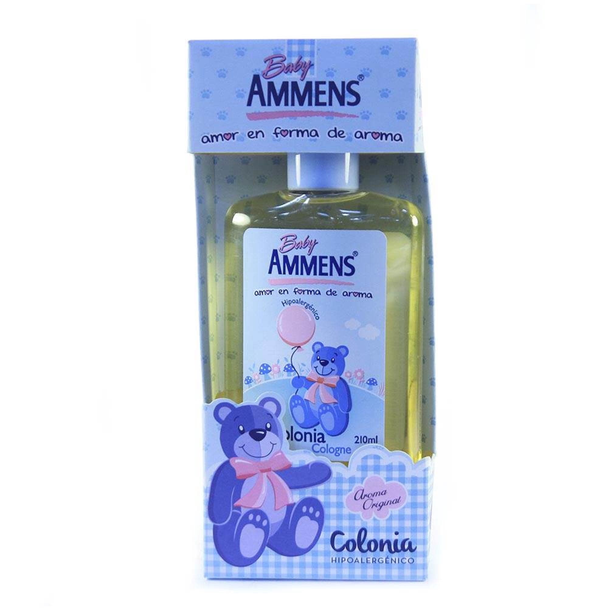 Colonia Original bebe infantil Baby Ammens celeste, 210 ml, 210 ml