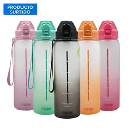 Botella rubber 1 Litro polipropileno, color surtido