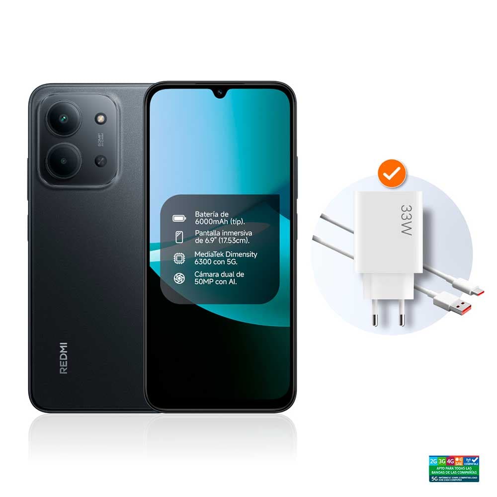 Celular Xiaomi 15C 128Gb 6.9 Negro